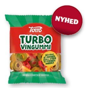 Turbo Vingummi G Slik Popup Toms Dk