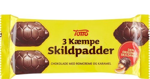 Kæmpe Skildpadder 3 Stk 84g Chokolade Popup Tomsdk 