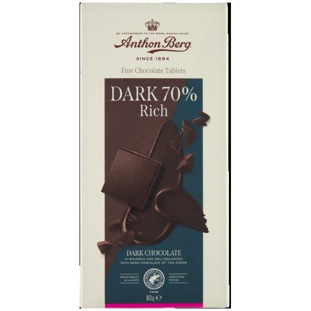 AB Dark 70% Rich 80g