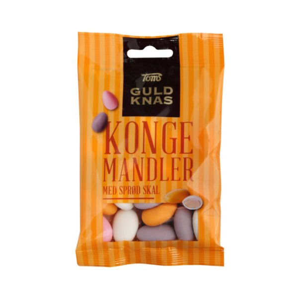 Konge Mandler 75 g + 10% - Chokolade - Popup-toms.dk