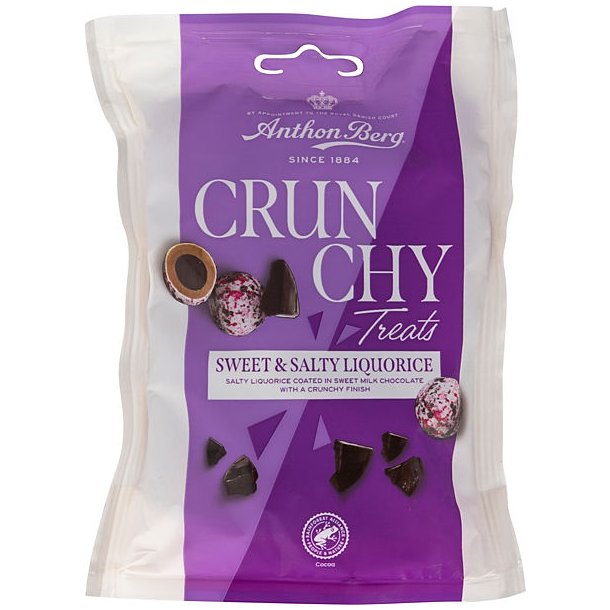 AB Crunchy Treats Sweet/Salty Liquorice 120g