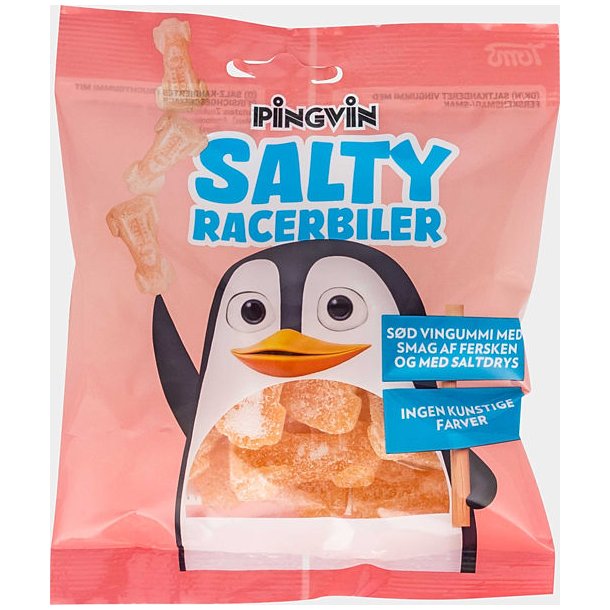 Salt Fersken Racerbiler 110g