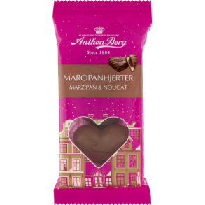 AB Marcipanhjerter med nougat 84g