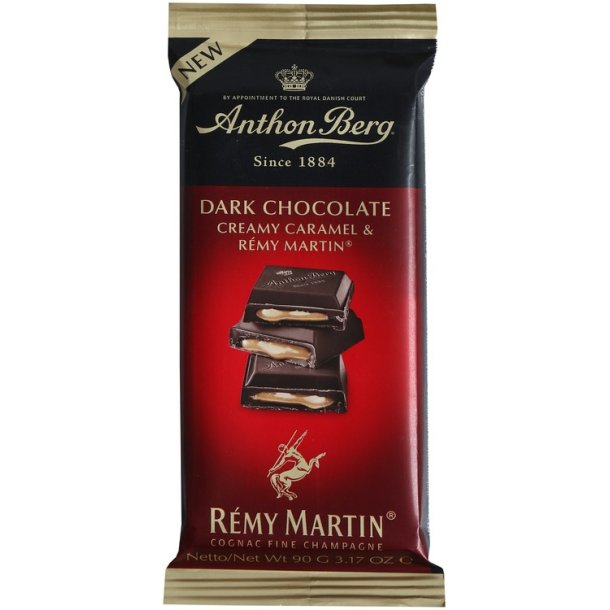 Mrk Chokolade med Remy Martin 90g - bedst fr 18. juni 2024