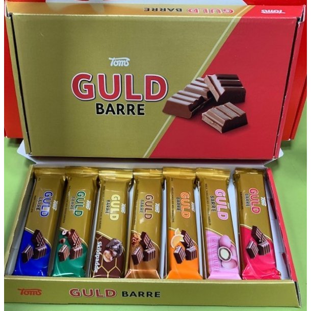 Guld Barre Kit 14 x 45 g Gaver Popuptoms.dk