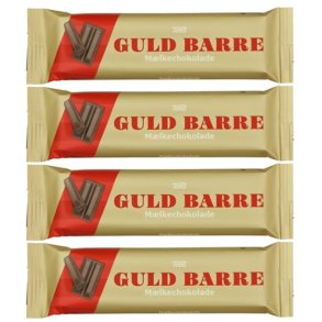Guld Barre M�lk 4 x 45 g