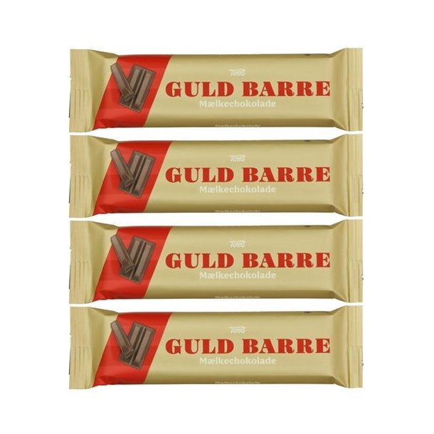 Guld Barre M�lk 4 x 45 g