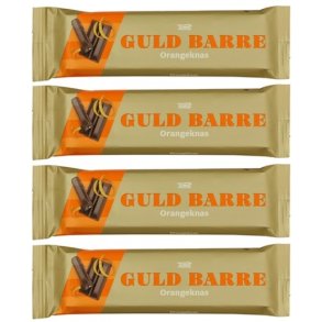 Guld Barre Orangeknas 4 x 45 g