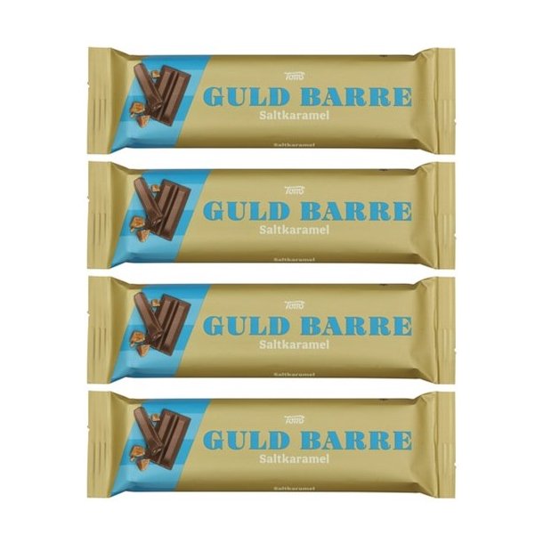 Guld Barre Saltkaramel 4 x 45 g