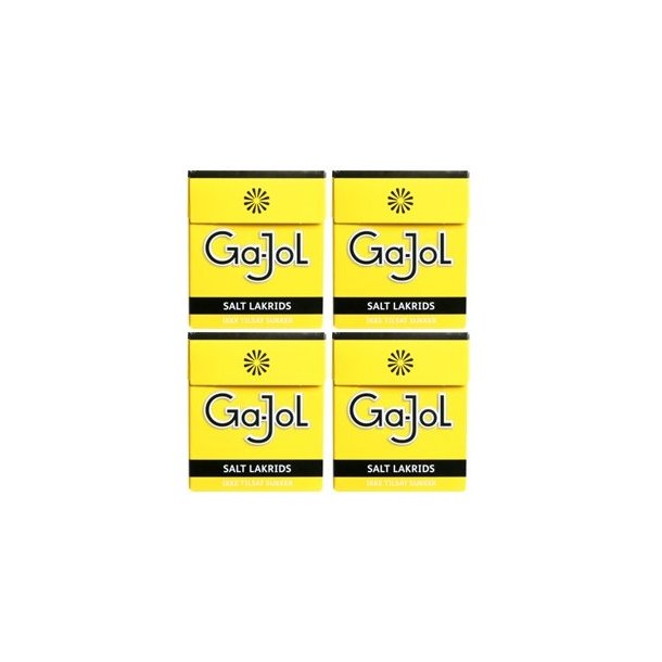 Ga-Jol Gul Salt Lakrids 4 x 23 g