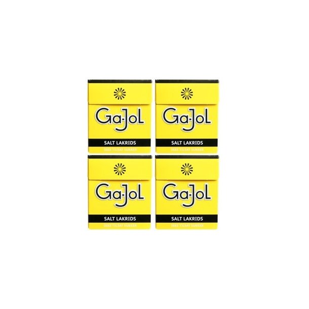 Ga-Jol Gul Salt Lakrids 4 x 23 g
