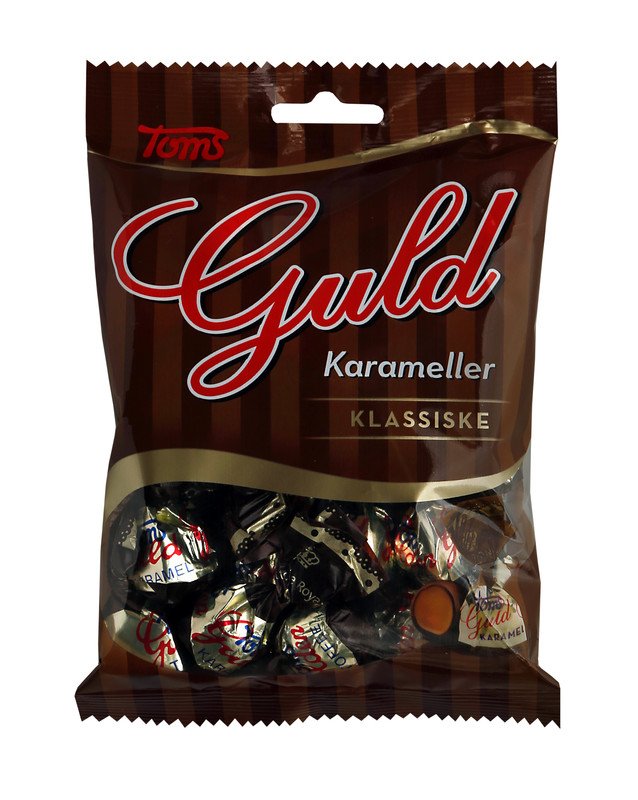 grøntsager flugt Perversion Guld Karameller 100 g - Chokolade - Popup-toms.dk