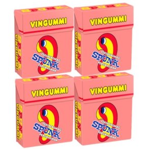Spunk Fersken Vingummi 4 x 23g