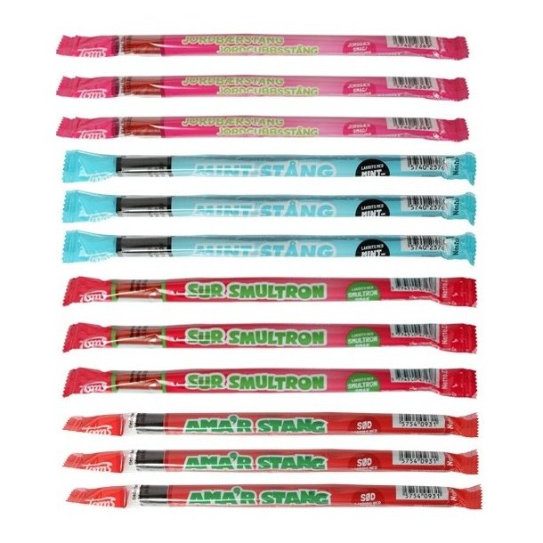 St�nger i Bundt 12 stk. ass 324g 