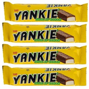 Yankie Bar m/Banansmag 4 x 40 g