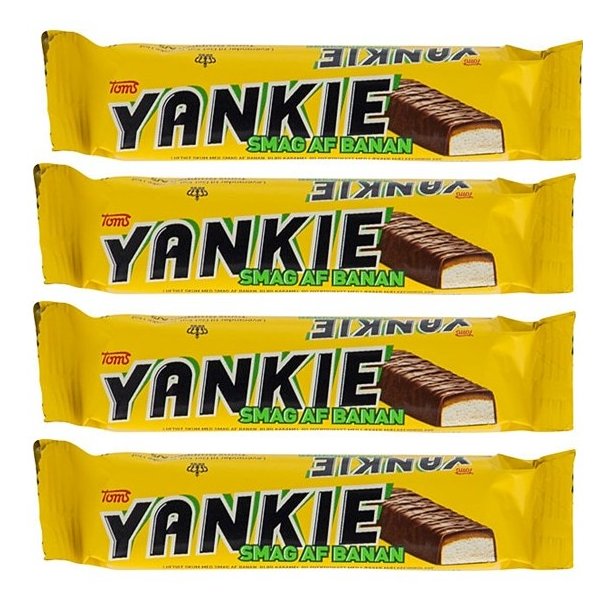 Yankie Bar m/Banansmag 4 x 40 g